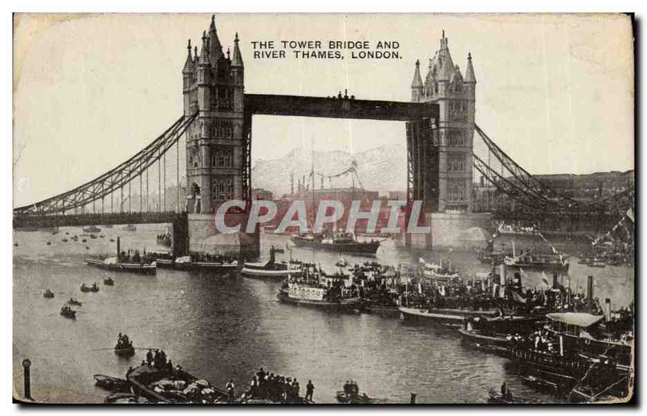 Angleterre - England - London - Londres - The Tower Bridge and River Thames - CPA 