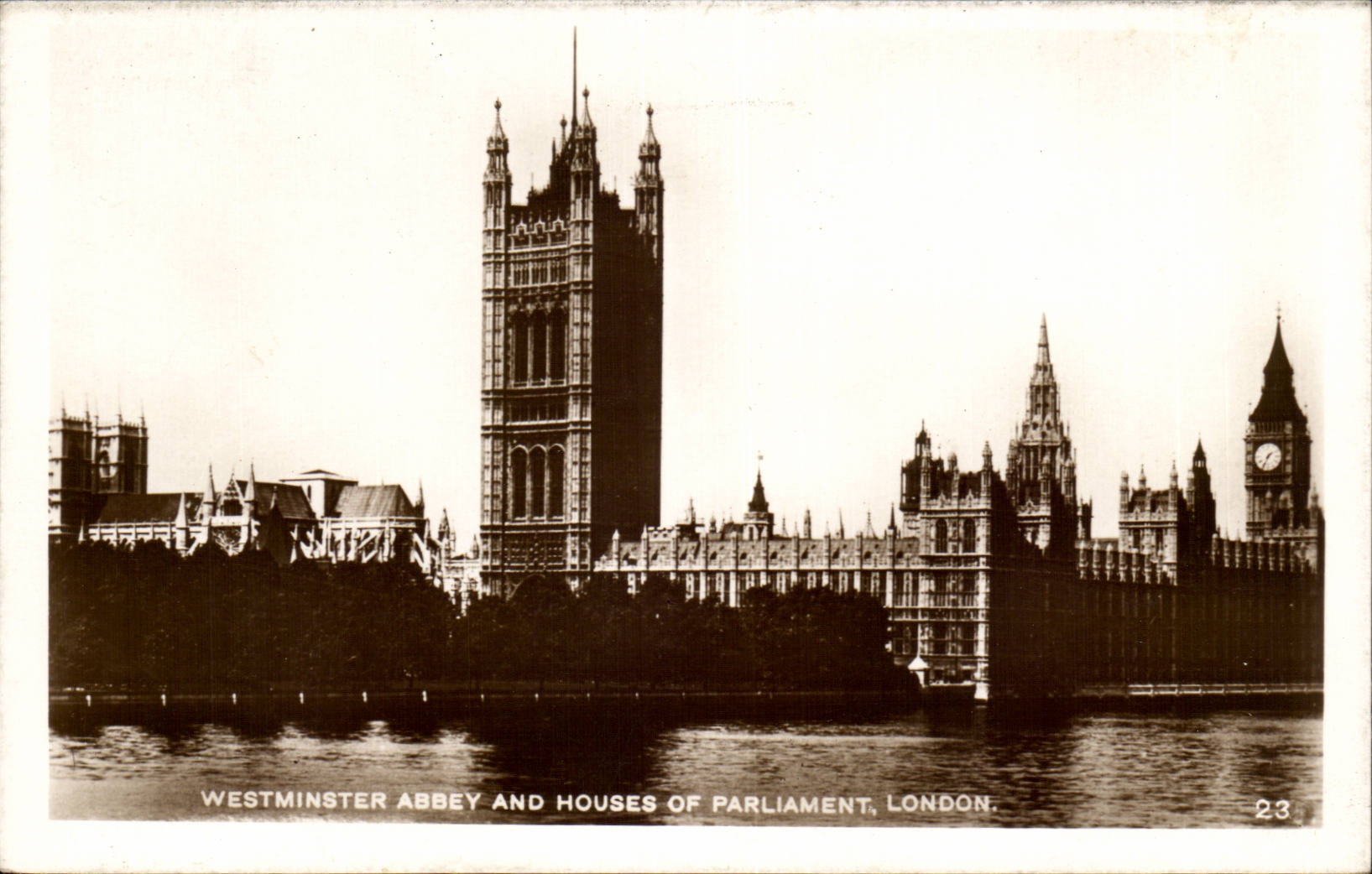 Angleterre - England - London - Londres - Westminster Abbey and Houses of Parliment - CPA 