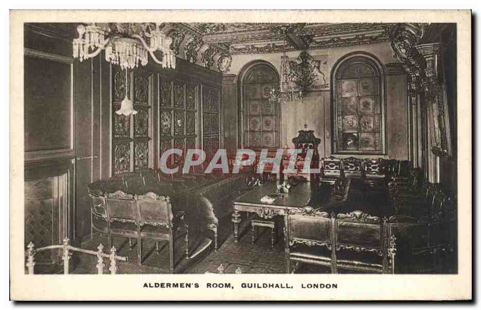 Angleterre - England - London - Londres - Aldermen's Room Guildhall - CPA 