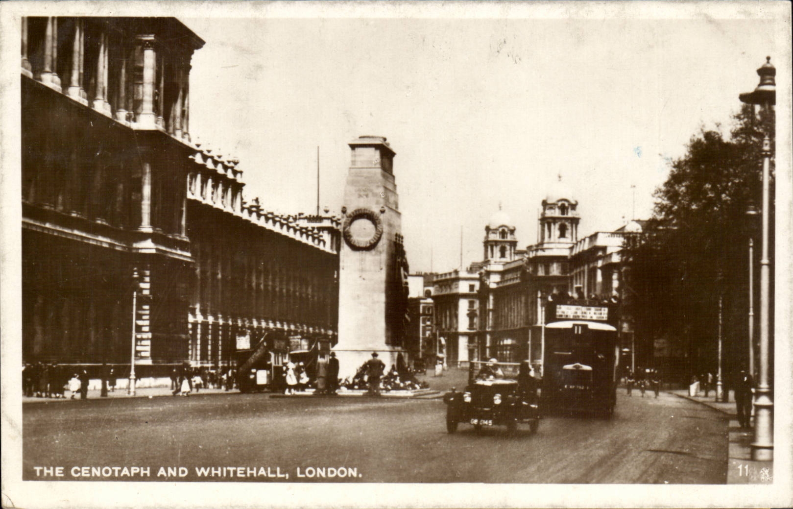 Angleterre - England - The Cenotaph and Whitehall London - CPA 