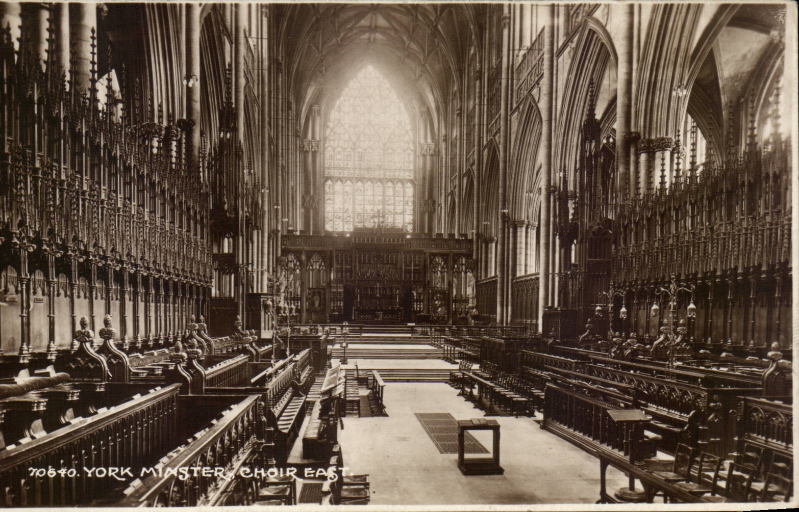 Angleterre - England - London - Londres - York Minster Choir East - CPA 