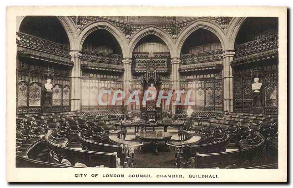 Angleterre - England - London - Londres City of London Council Chamber - CPA 
