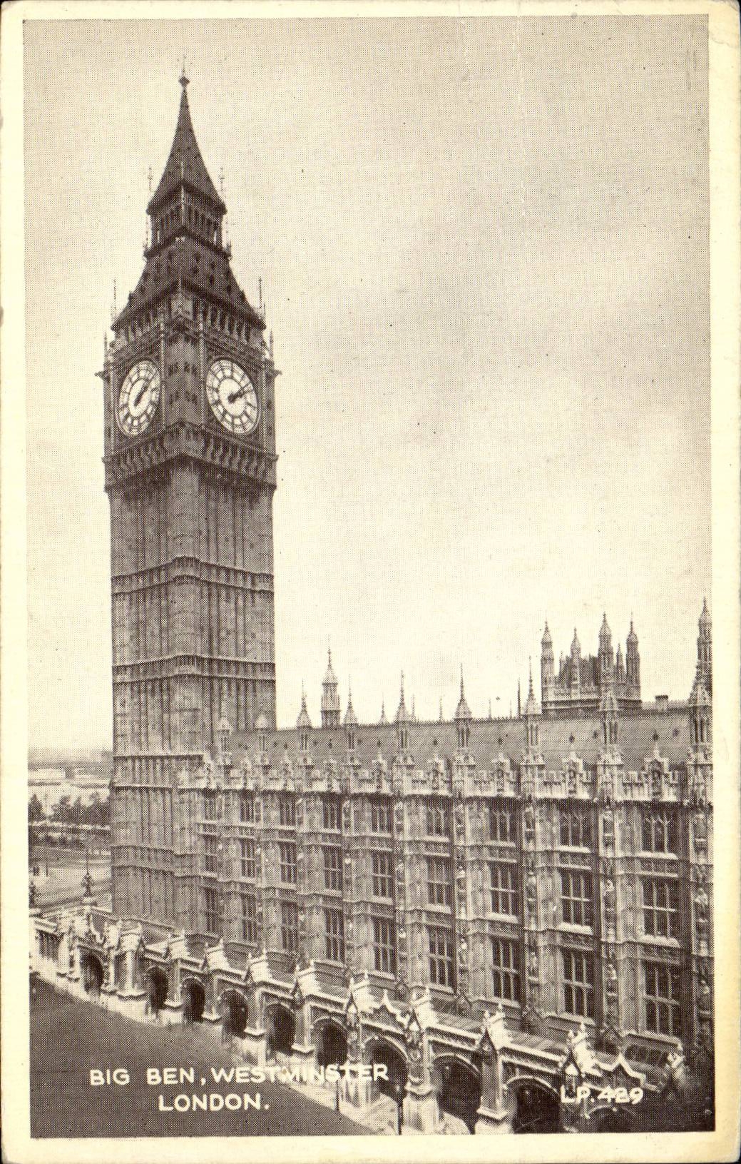 Angleterre - England - London - Londres Big Ben - Westminster - CPA 