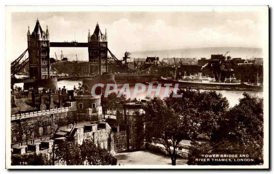 Angleterre - England - London - Londres Tower Bridge and River Thames - CPA 
