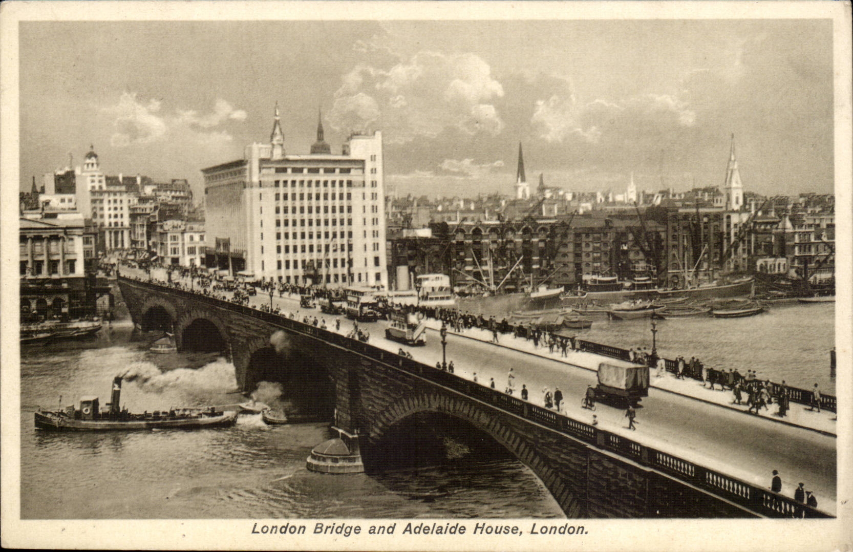 Angleterre - England - London - London Bridge and Adelaide House - CPA 