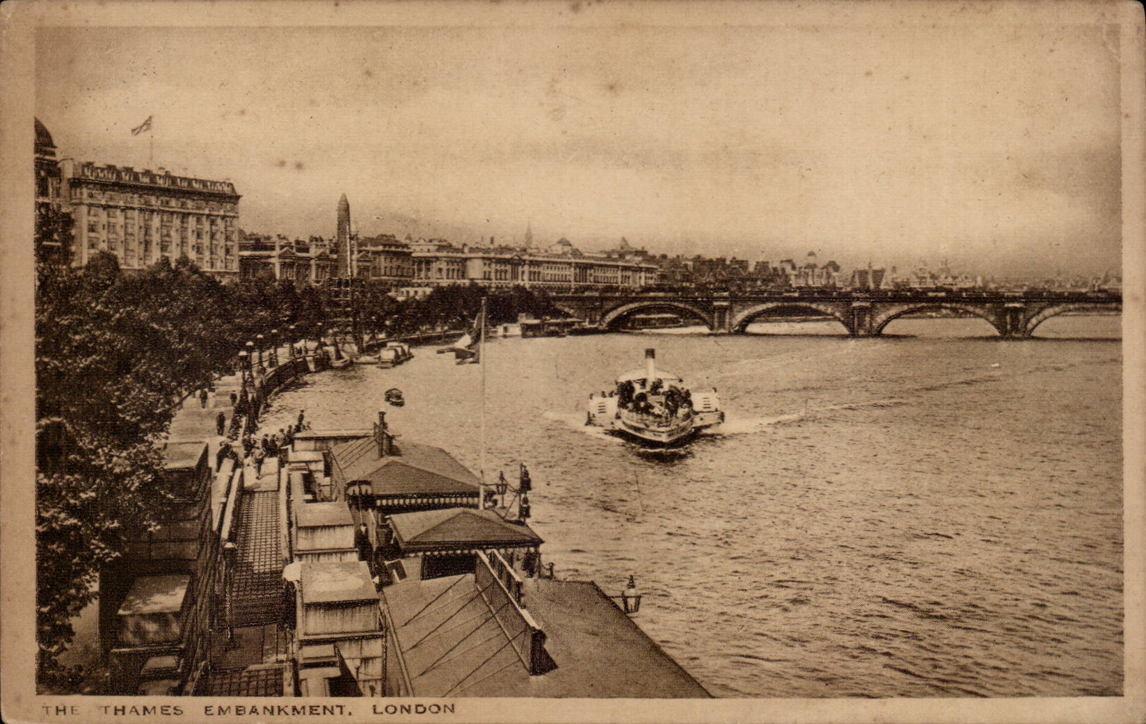 Angleterre - England - London - Thames Embankment - CPA 