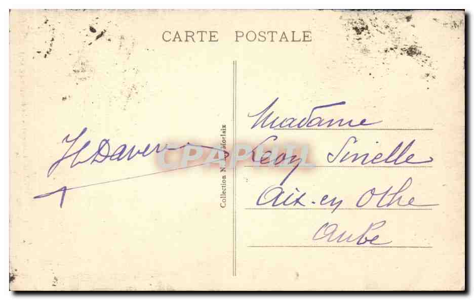 Guimiliau CPA Le Baptistere (1675) — Rückseite