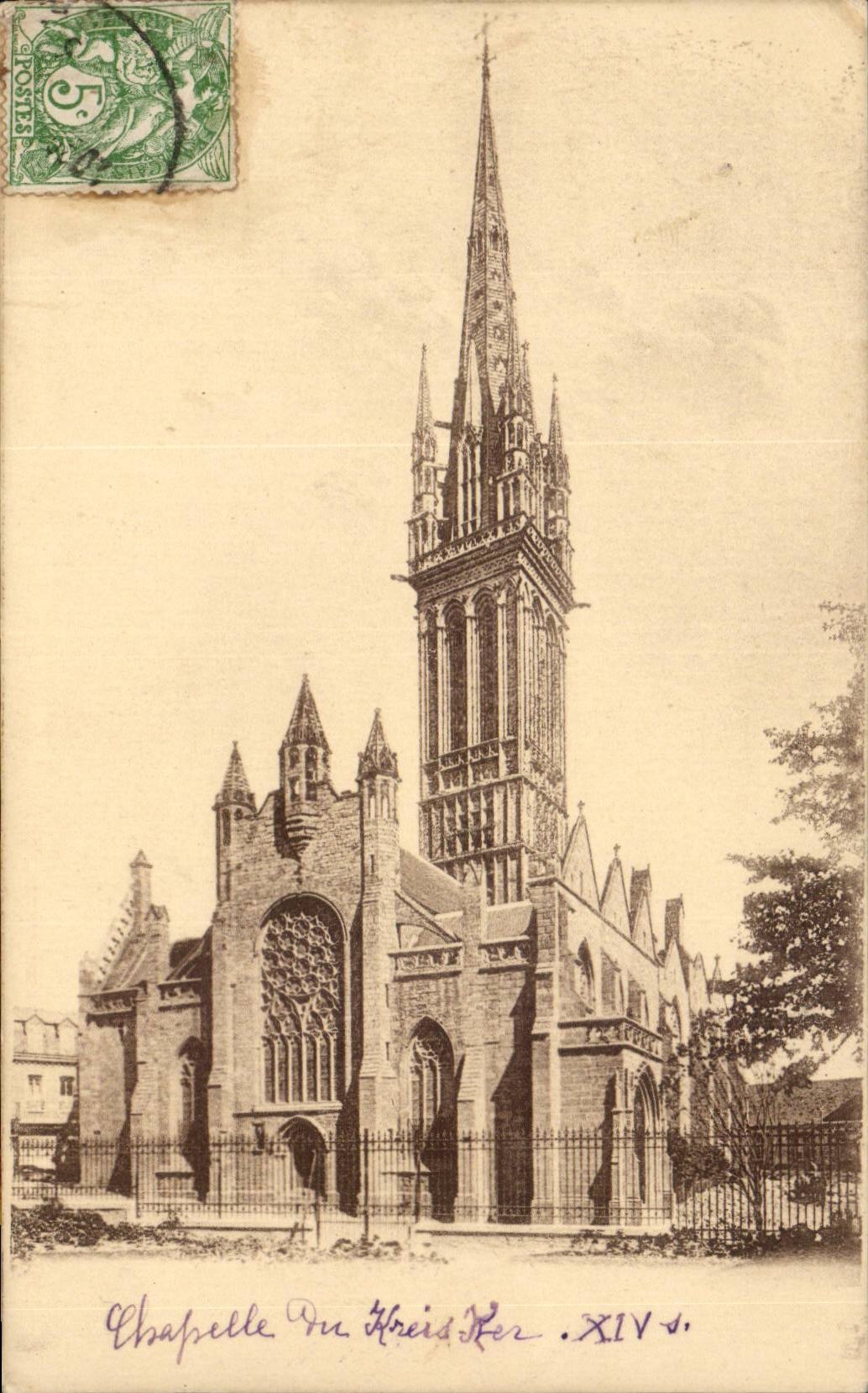 Saint Pol de Leon CPA Le Kreis Ker Facade