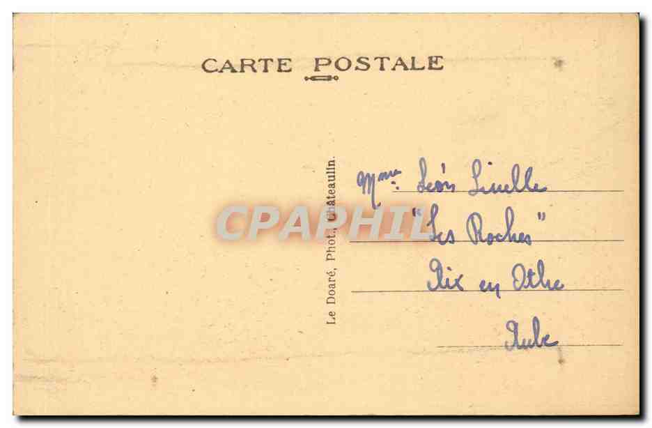 Pleyben CPA Vue d'ensemble de la sacristtie de l'abside et des clochers — Rückseite