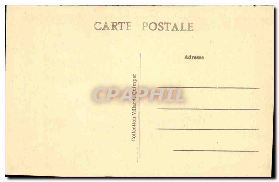 Le Faouet CPA Interieur de la chapelle St Fiacre Le maitre autel Le vieux portail d'abside — Rückseite
