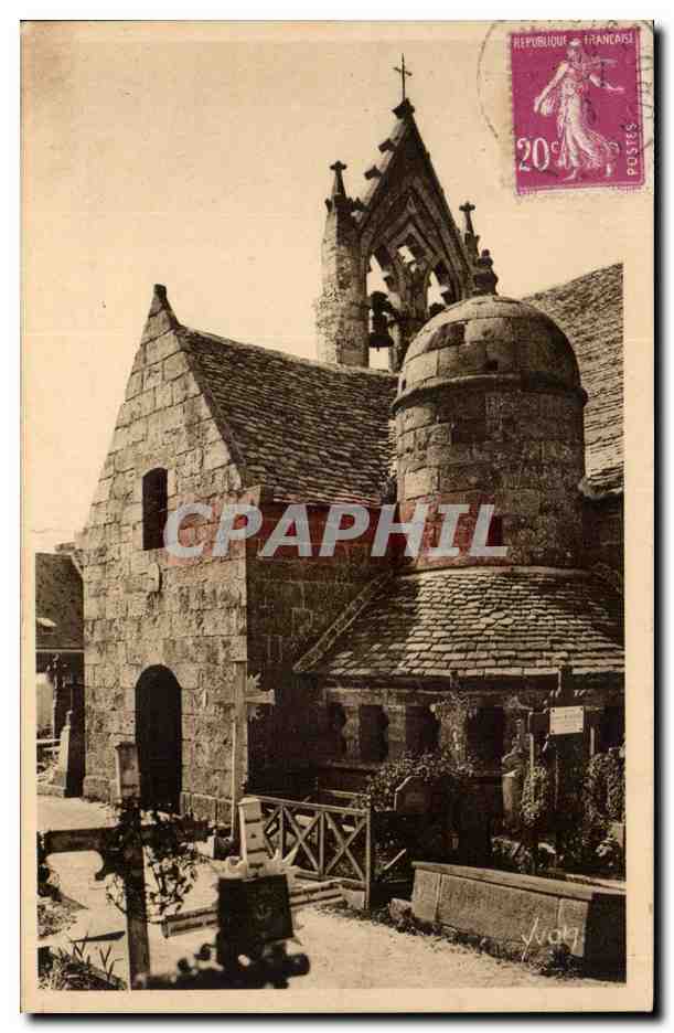 Tregastel CPA L'eglise et l'ossuaire