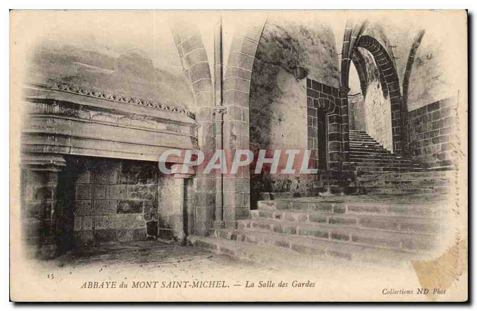 Abbaye du Mont-Saint-Michel — La Salle des Gardes — Collections ND Phot