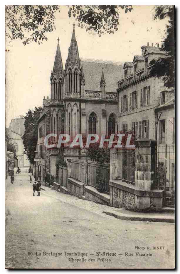 St-Brieuc — Chapelle des Frères — Rue Vicairie — Photo R. BINET