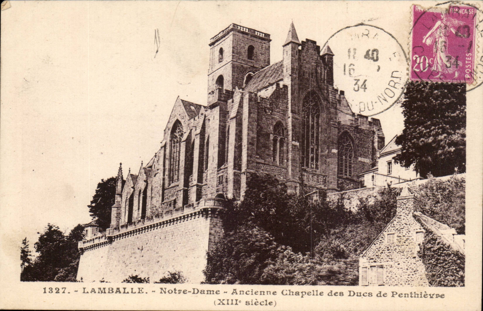 Lamballe CPA Notre Dame Ancienne chapelle des Ducs de penthievre