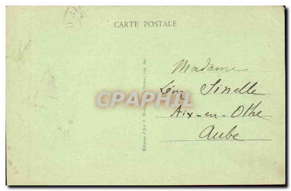 Lamballe CPA Notre Dame Ancienne chapelle des Ducs de penthievre — Rückseite