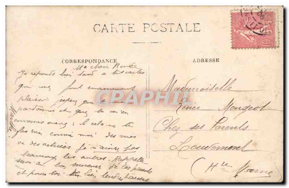Melle Bréval del Ópera — P. Berger, F.C.&Cie, n°76 — Reverso