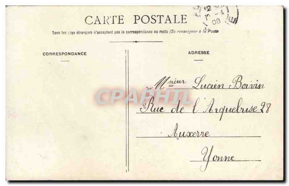 Mujer en una tienda de cintas — A.S. 617 — Editor A.S. — Reverso