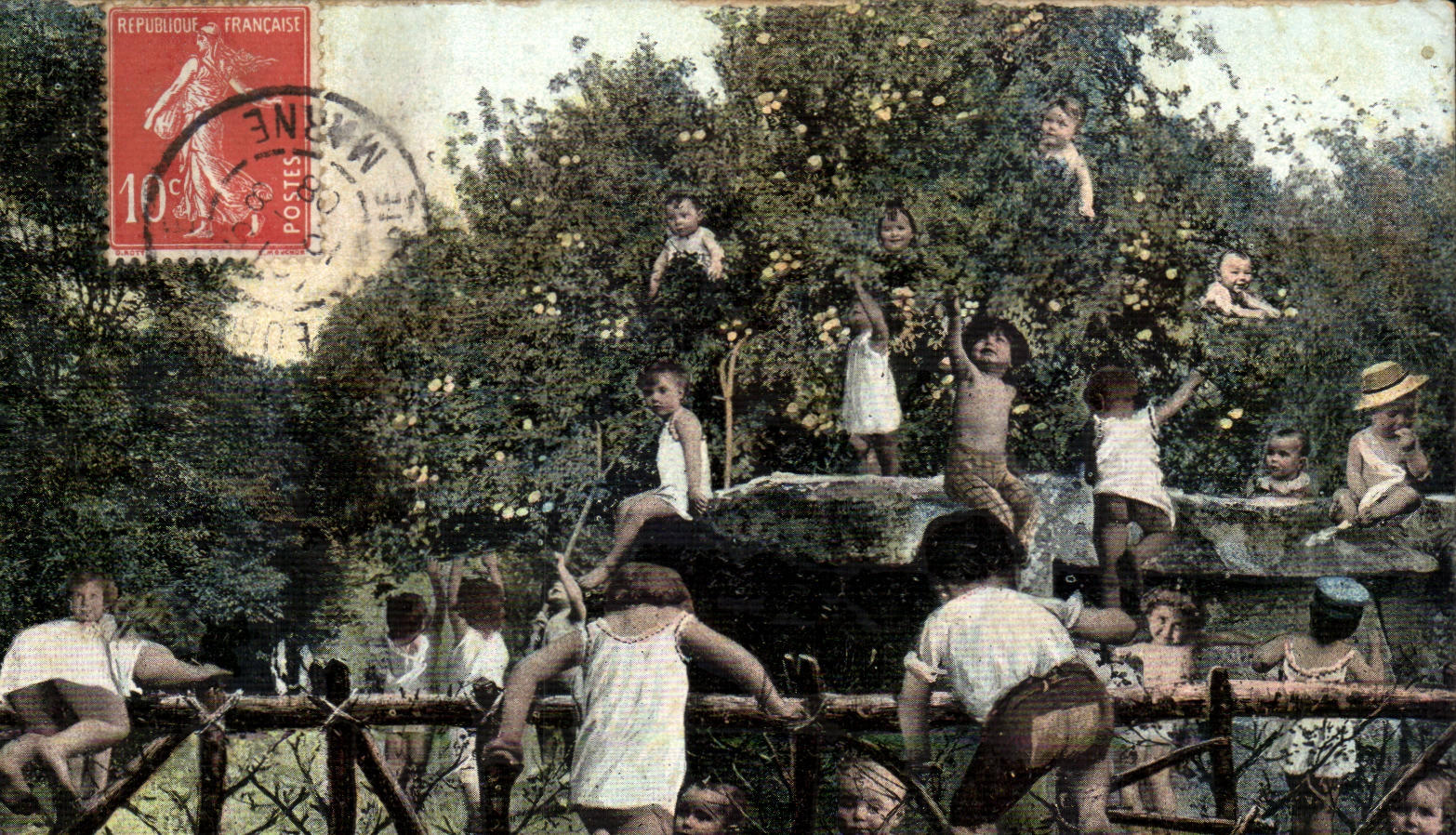 CPA Fantaisie Enfants La maraude