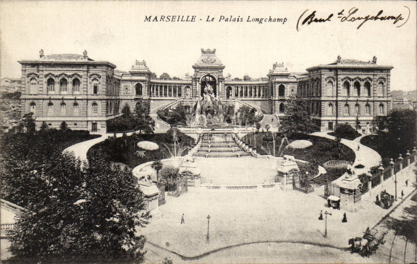 Marseille CPA Le palais Longchamp