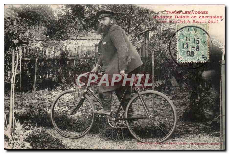 Thaon-les-Vosges — Madame Delait en excursion — Phototypie Douvillier & Ennes, Épinal