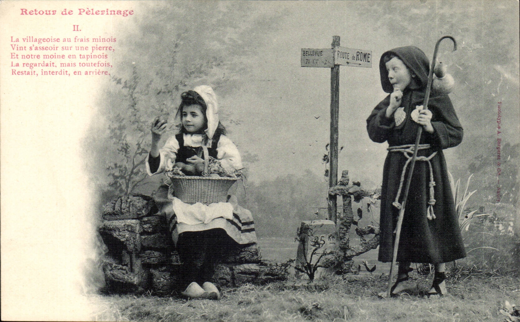 Retour de Pèlerinage — II — Tintype A. Bongers & Cie, Paris