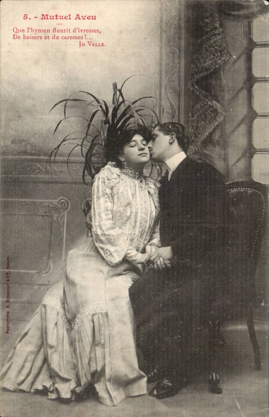 Mutuel Aveu — Poema de Jo Valle — Phototype A. Benéret & Cie, Nancy