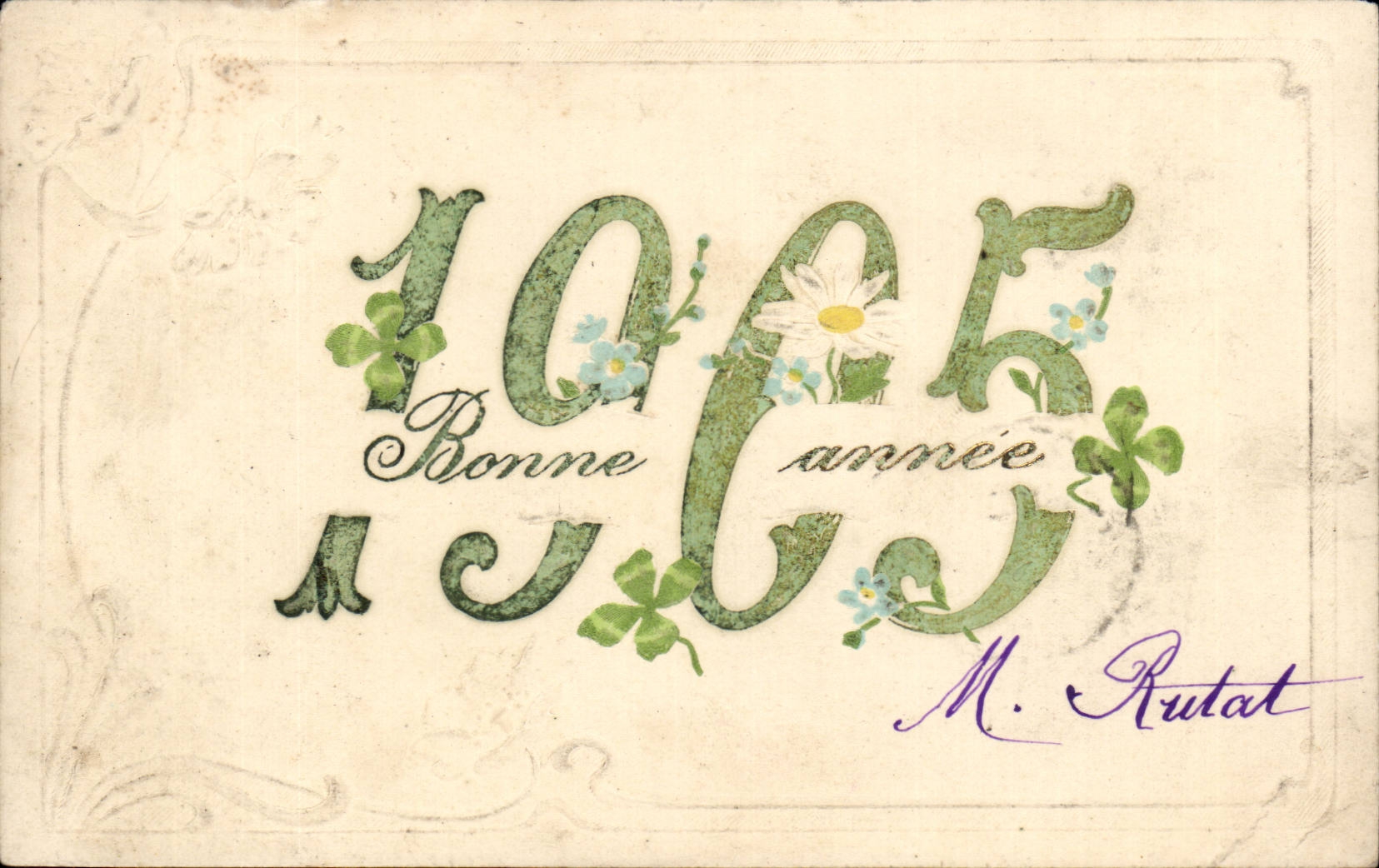 Buen año 1905 — M. Rutat — editor no visible