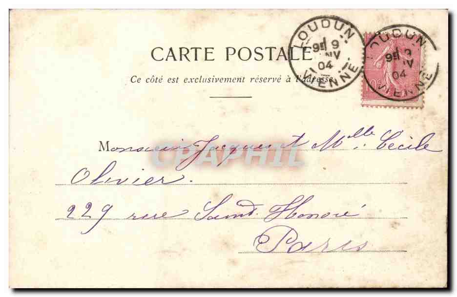 CPA Fantaisie Enfants Filles Les baisers — Rückseite