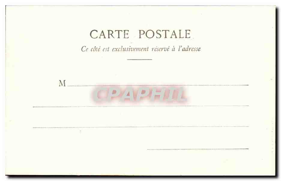 La Famille Durand au Restaurant — scène comique avec serveur et clients — A.G. (éditeur ?) — Verso
