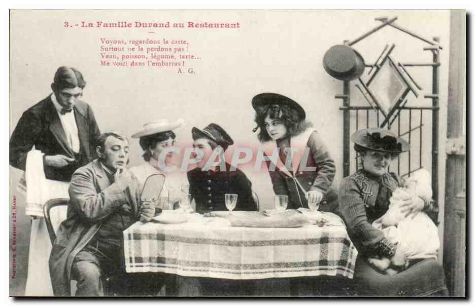 Die Familie Durand im Restaurant — N°3 — Verlag Porciepe & Béatrice, Nantes