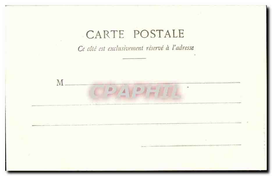 La Famille Durand au Restaurant — scène humoristique — A. Bessat & Cie, NANCY, n°4 — Verso