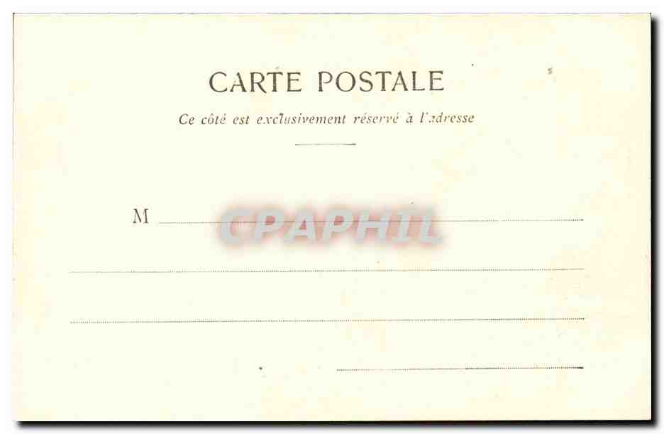 CPA Fantaisie humour La famille Durand au theatre Un passage gai — Verso