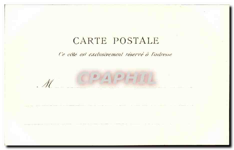 CPA Les rapins Humour Artistes — Rückseite