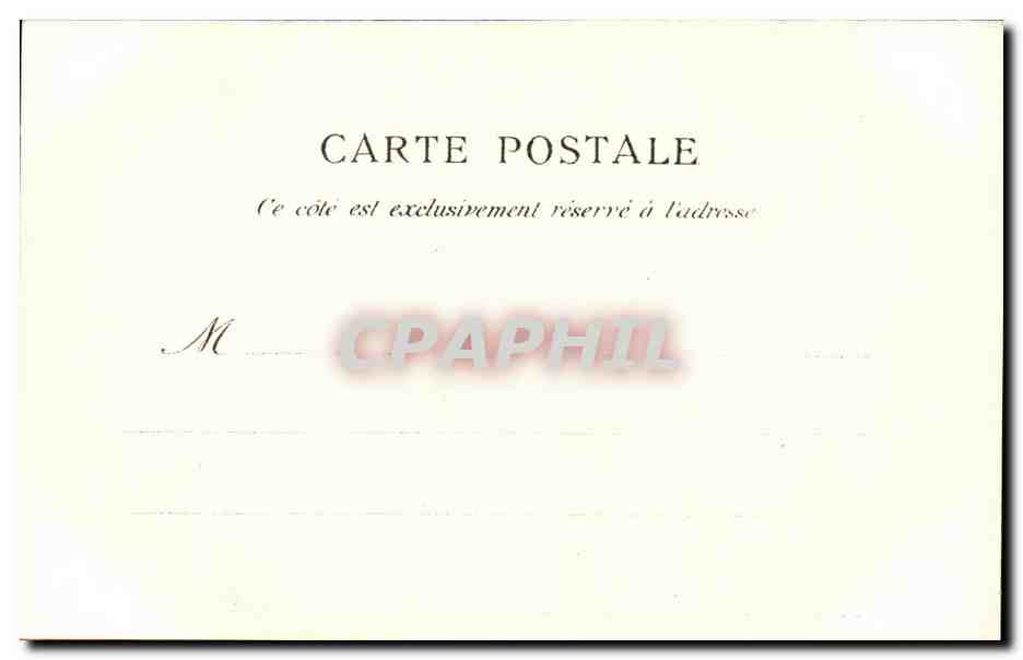CPA Les rapins Humour Artistes — Rückseite