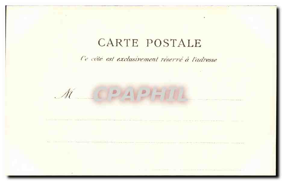 CPA Les rapins Humour Artistes — Rückseite