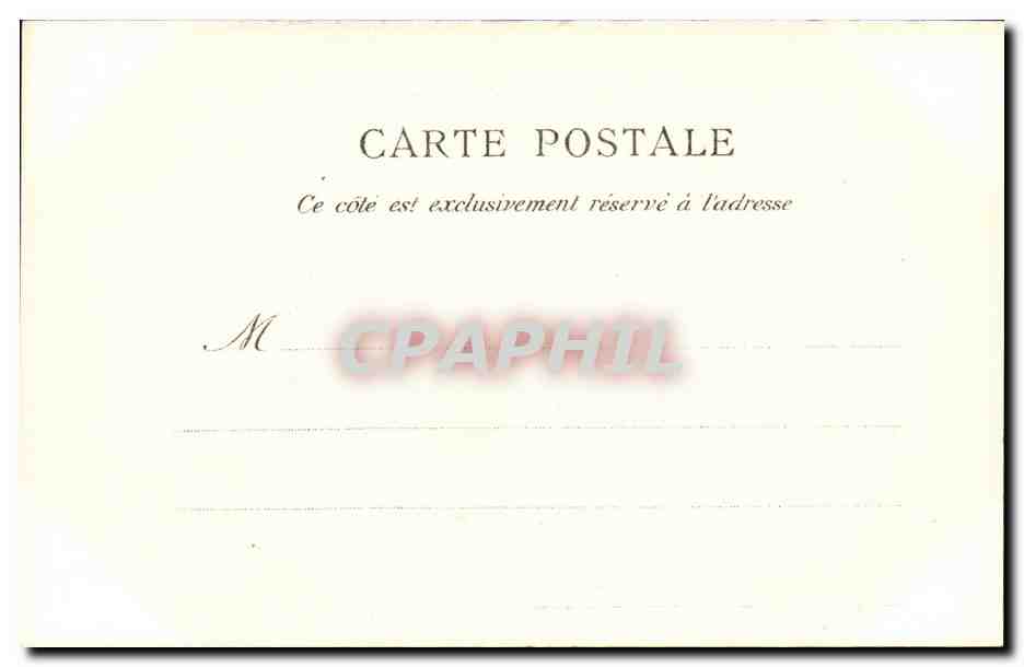 CPA Les rapins Humour Artistes — Rückseite