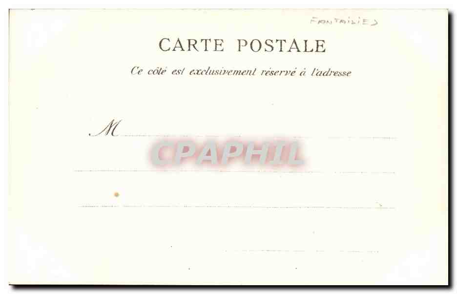 CPA Les rapins Humour Artistes — Rückseite