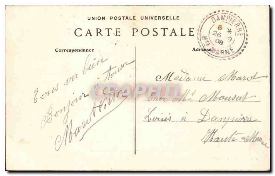 Militaria CAmp de Mailly CPA Retour de manoeuvres (tambours) — Rückseite