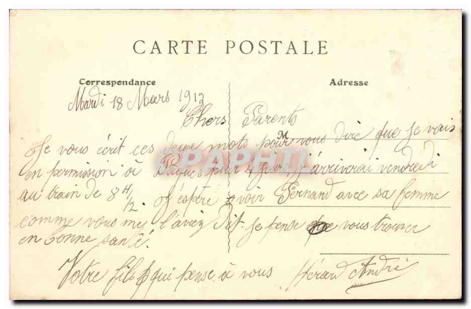 Militaria CAmp de Mailly CPA Un coin du campement — Rückseite