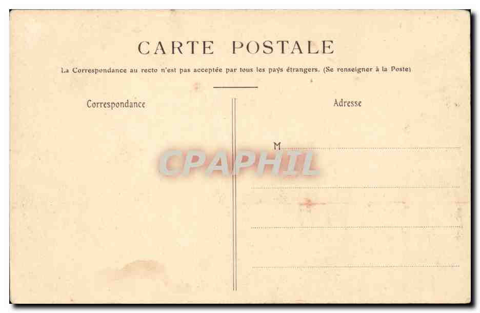 Militaria CAmp de Mailly CPA Sous la tente — Rückseite