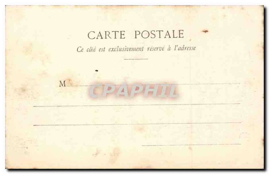 CPA Militaria CAmp de Mailly Parc d'artillerie — Rückseite