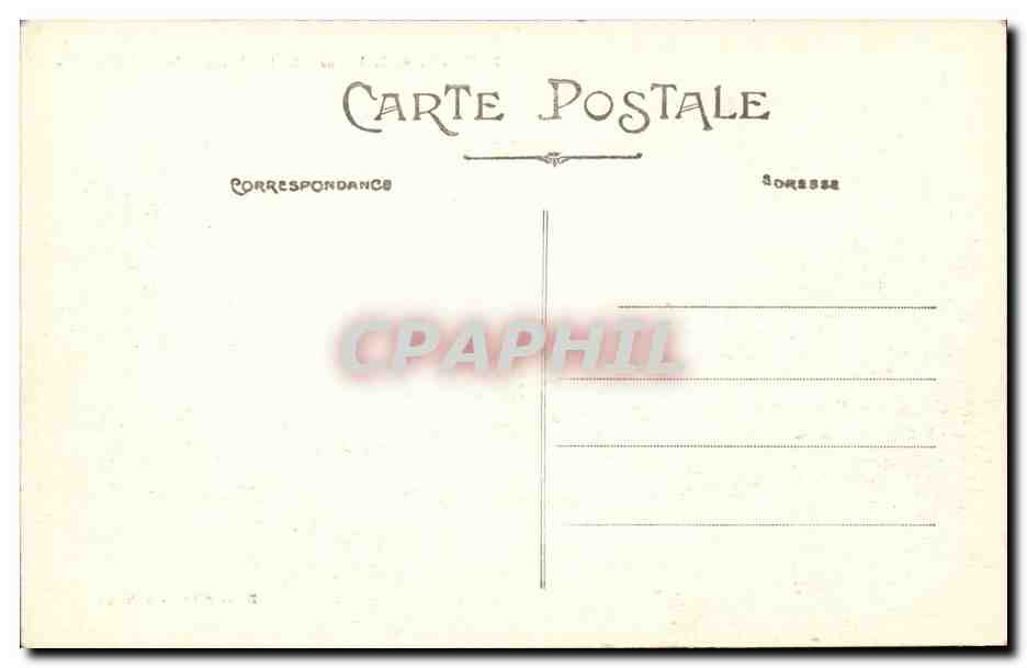 CPA Militaria CAmp de Mailly Bataille de la MArne Rue basse — Rückseite