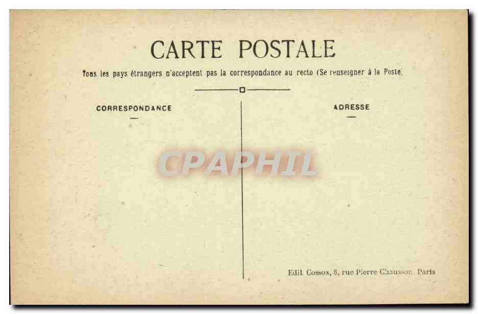 CPA Paris Gare de Lyon — Rückseite