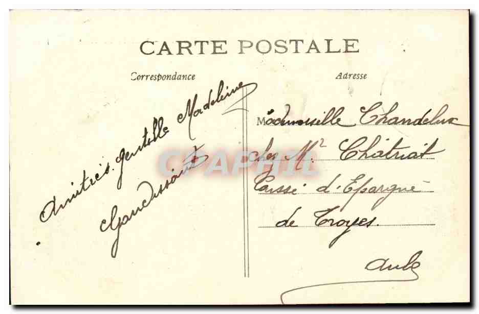 CPA Paris Mairie du 12eme — Rückseite