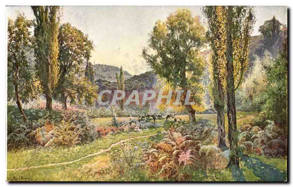 CPA Paris SAlon Societe des artistes francais Raoul Dosque Les fougeres de Lissandre