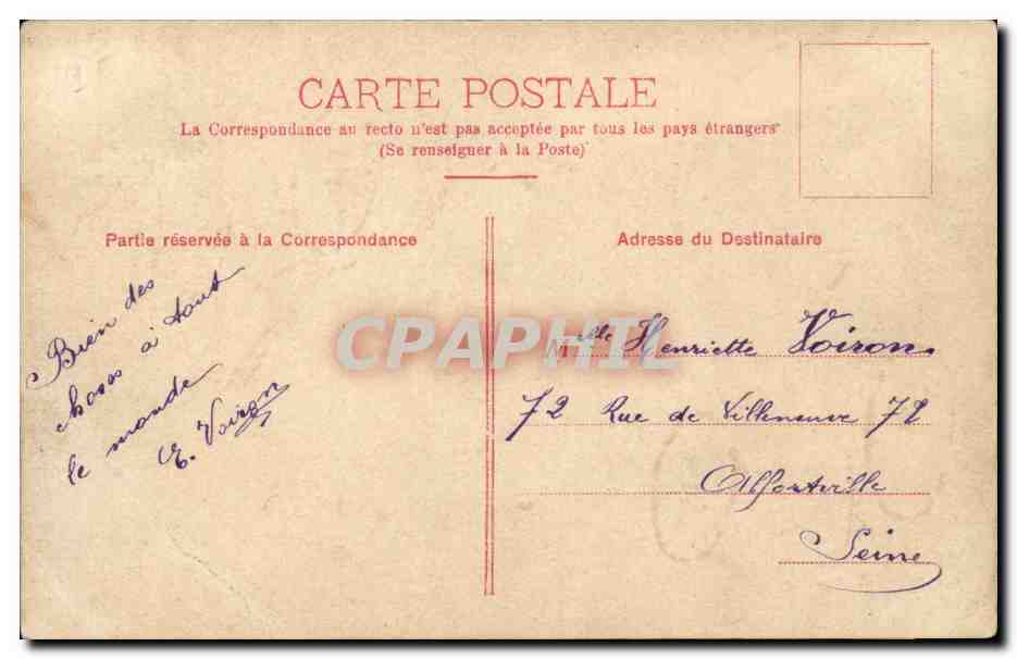 Femme en robe verte — 'Heureuse Année' — éditeur non visible — Verso