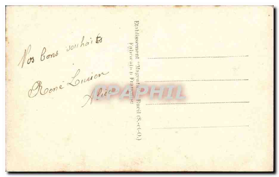 CPA FAntaisie Enfants — Rückseite