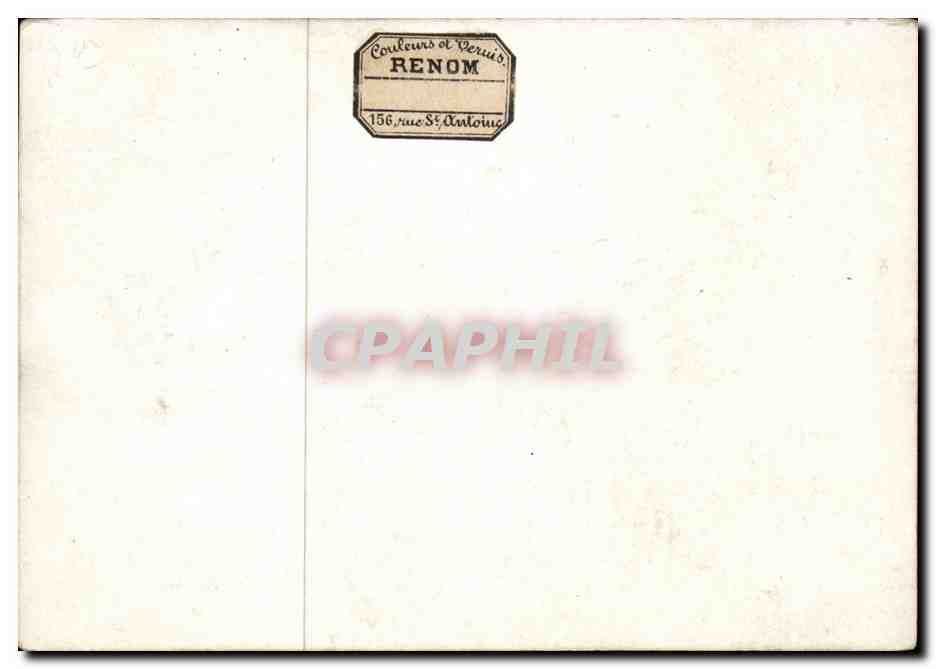 CPA FAntaisie Fleurs — Rückseite
