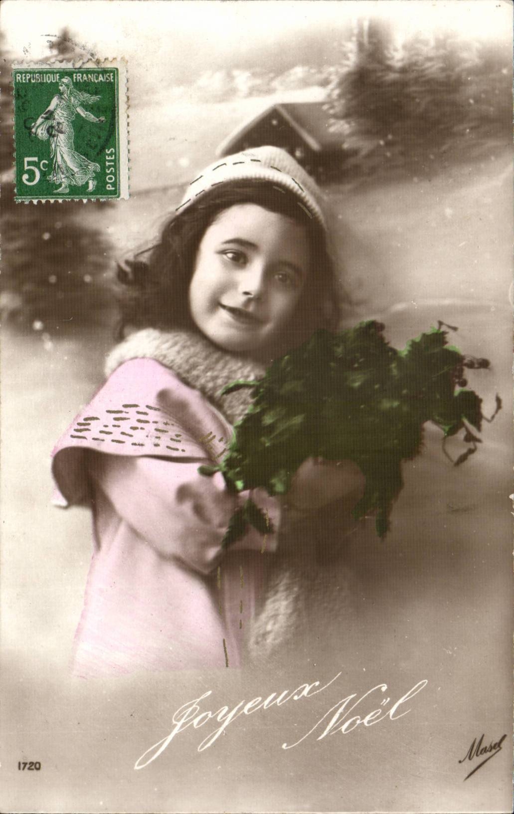 CPA Fantaisie Fantasy Enfant Child Joyeux Noel