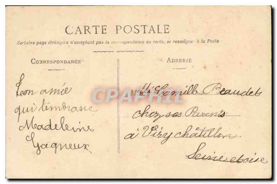 Fille tenant un bouquet — Elles sont pleines de Baisers — ELD n°4061 — Achterkant